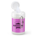 Mini Container w/20 Antibacterial Hand Sanitizing Wipes